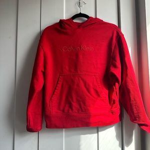 Red hoodie Calvin Klein